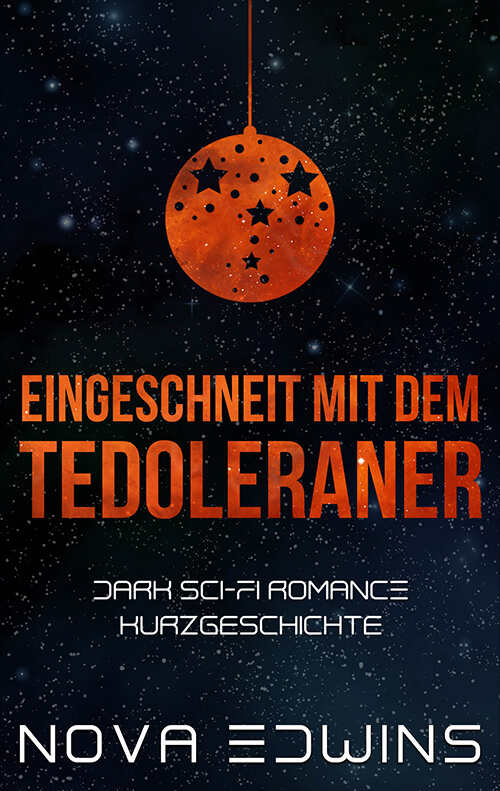 Cover zur weihnachtlichen Dark Sci-Fi Romance Eingeschneit mit dem Tedoleraner
