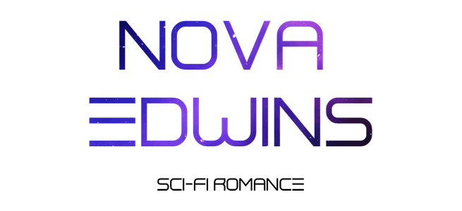 Bestsellerautorin Nova Edwins schreibt Sci-Fi Romance und steht ein bisschen zu sehr auf Aliens, Cyborgs und Tentakel.